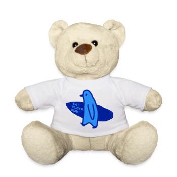 Surfeuse Surfeuse Fille Pingouin Surf - Nounours - blanc - Devant