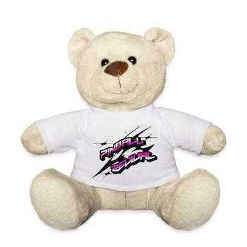 Pinball Revival Neon Retro - Teddy - Weiß - Vorne