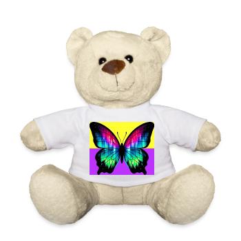 butterfly - Teddy Bear - white - Front