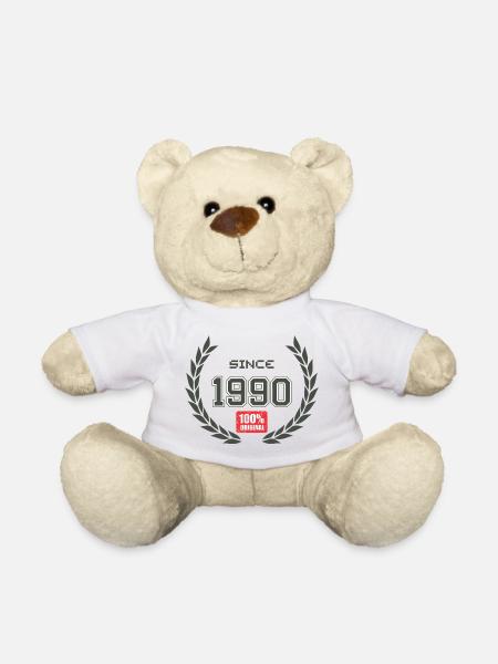 Since 1990 100% original - Teddy Bear - white