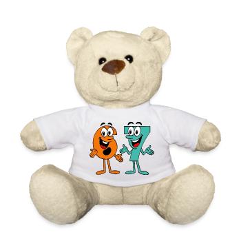 Six Seven Cartoon - Teddy - Weiß - Vorne
