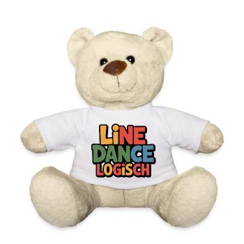 Line Dance Logical - Teddy Bear - white - Front