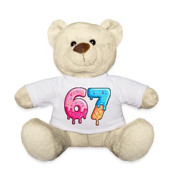 Figures Sweet 6-7 Dessert-Schrift - Teddy - Weiß - Vorne