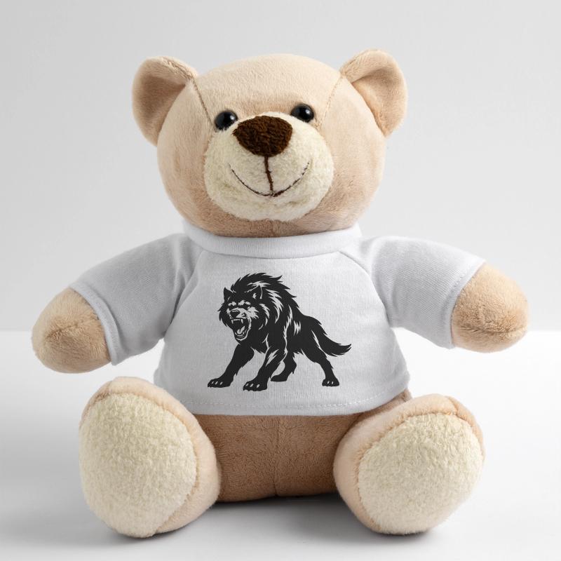 Wolf Silhouette Teddy