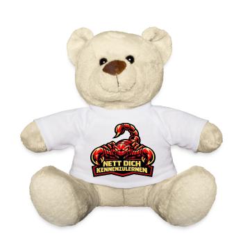 Wilder Skorpion Begrüßungs Motiv - Teddy - Weiß - Vorne