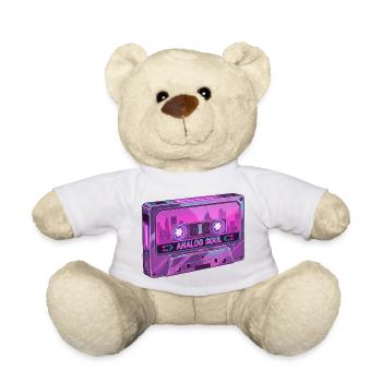 Retro Analog Soul Chrome Kassette Synthwave - Teddy - Weiß - Vorne