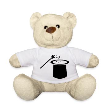 Magic hat - Teddy Bear - white - Front