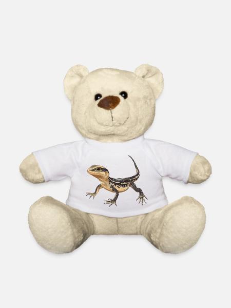 Eidechsen Eidechse - Teddy - Weiß