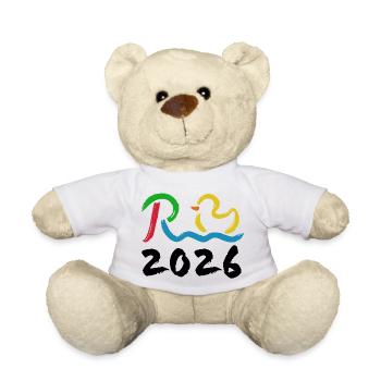 Rente 2026 - Ruhestand - Pension - Teddy - Weiß - Vorne