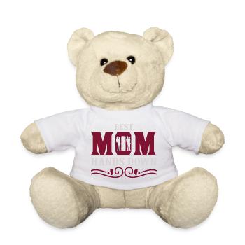 Beste Mama ohne Zweifel – Muttertagsgeschenk - Teddy - Weiß - Vorne