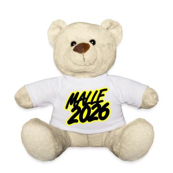 Malle 2026 - Teddy Bear - white - Front