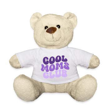 Club des mamans cool - Cadeau de maman pour la fête des mères - Nounours - blanc - Devant