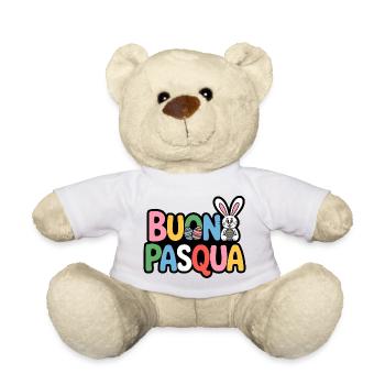 Häse frohe Ostern - Teddy - Weiß - Vorne