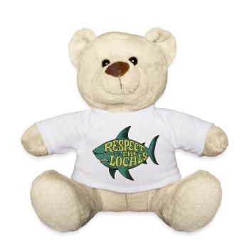 Respektiert die Einheimischen Fischtee - Teddy - Weiß - Vorne