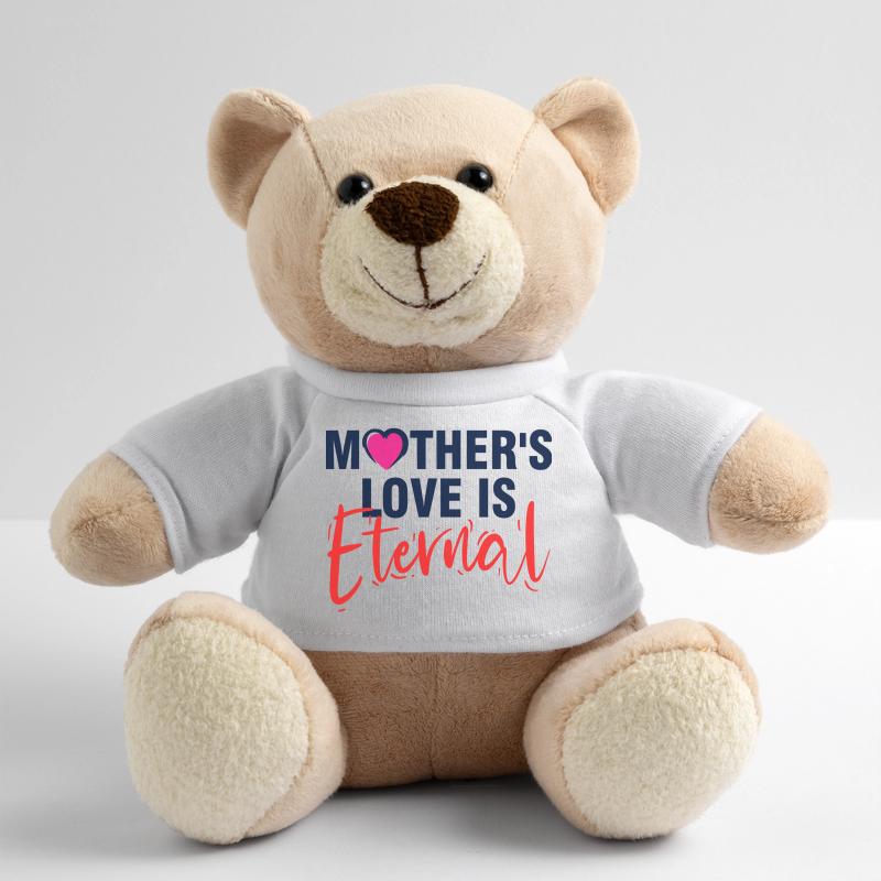L’amour de la mère est une typographie élégante éternelle Nounours