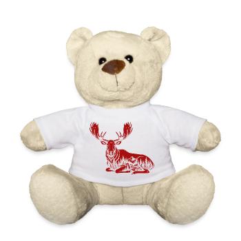 Elk - Teddy Bear - white - Front
