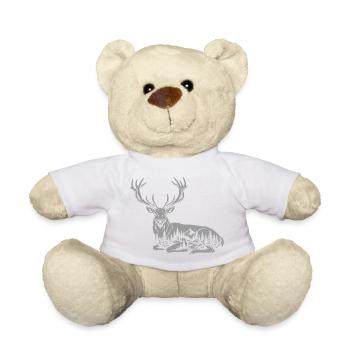 Cerf - Nounours - blanc - Devant