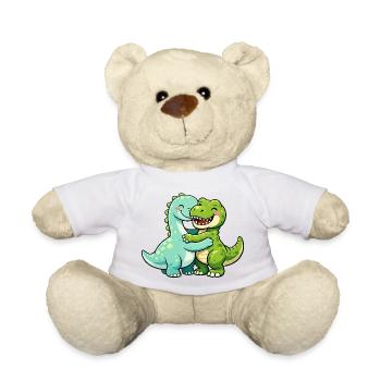 Cuddly dinosaurs - Teddy Bear - white - Front