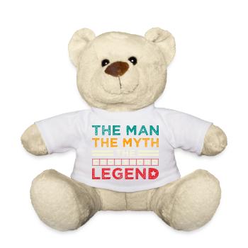 Légende du Mot Croisé : Le mythe de l’homme - Nounours - blanc - Devant