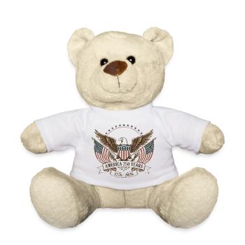 Amerika 250 Jahre 1776–2026 Vintage Patriotic Eagl - Teddy - Weiß - Vorne