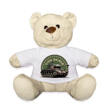 1:35-Maßstab Tank Art-Druck - Teddy - Weiß - Vorne