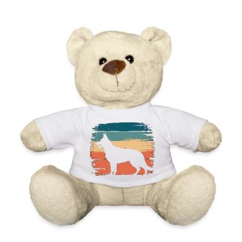 Dingo Australischer Wildhund Tierliebhaber Design - Teddy - Weiß - Vorne