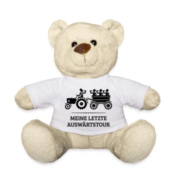 Meine Letzte Auswärtstour Mit Trecker (JGA / B) - Teddy - Weiß - Vorne