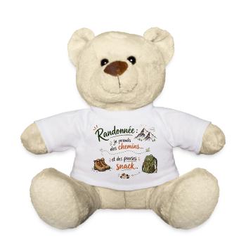 Randonnée et pauses snack - Nounours - blanc - Devant