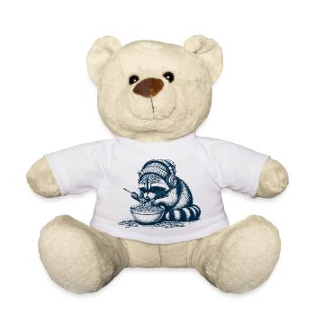 Spaghetti Raccoon - Nounours - blanc - Devant