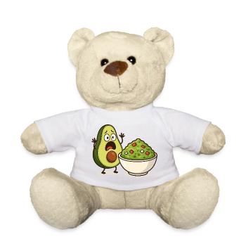 Avocado Guacamole Shock - Teddy - Weiß - Vorne