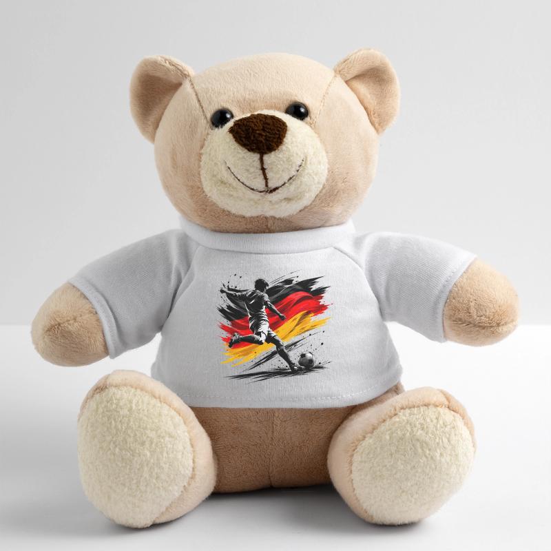 Kicker with German flag Teddy Bear