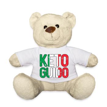 Graphique du drapeau italien keto - Nounours - blanc - Devant