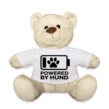 Powered by Hund Pfotentech - Teddy - Weiß - Vorne
