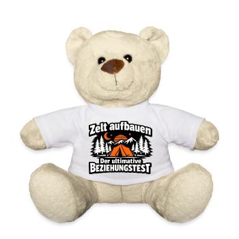 Zeltaufbau Beziehungsquiz - Teddy - Weiß - Vorne