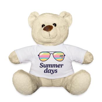 Summer Days Beach Shine Sunglasses - Teddy Bear - white - Front