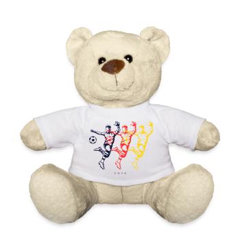 Supporters de football allemands - Nounours - blanc - Devant