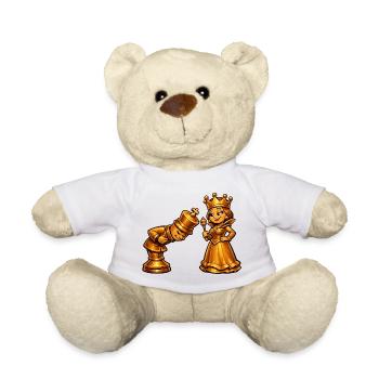 Schach - Teddy - Weiß - Vorne