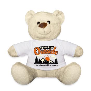 Toutes mes affaires sont à la maison - Nounours - blanc - Devant