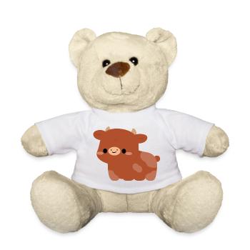 Schwedische Rote Kuh - Teddy - Weiß - Vorne