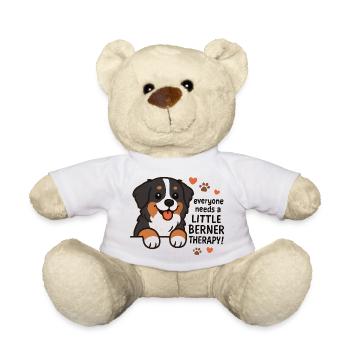Berner Sennenhund Little Berner Therapy Hund Humor - Teddy - Weiß - Vorne