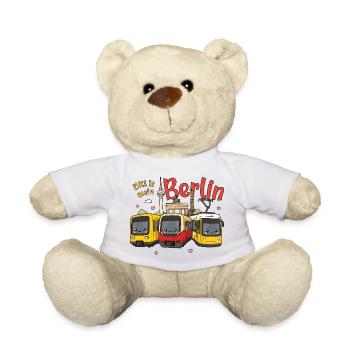 Ditt is mein Berlin - Teddy - Weiß - Vorne