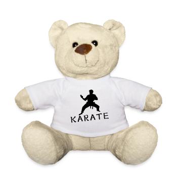 karaté - Nounours - blanc - Devant