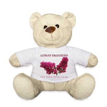 Toujours à la recherche du lilas à 5 pétales - Nounours - blanc - Devant