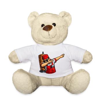 Dabbing Türkischer Dönerverkäufer - Teddy - Weiß - Vorne