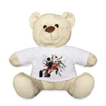 Nocturnal bouquet of dahlias - Teddy Bear - white - Front
