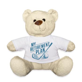 My Retirement Plan Golf - Teddy - Weiß - Vorne