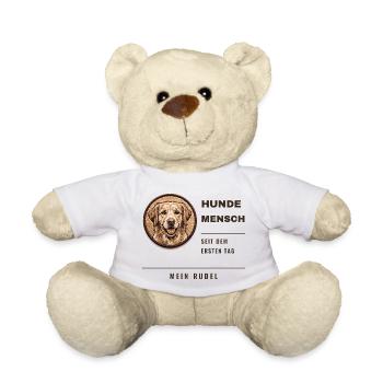 Hundemensch Seit Dem Ersten Tag Hund Geschenk - Teddy - Weiß - Vorne