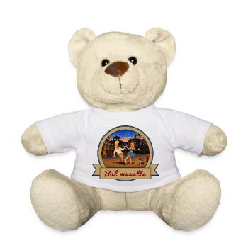 Kek & Ina au Bal-Musette - gag de la vie - Nounours - blanc - Devant