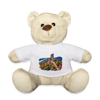 Drachenfels Expressionistisch - Teddy - Weiß - Vorne