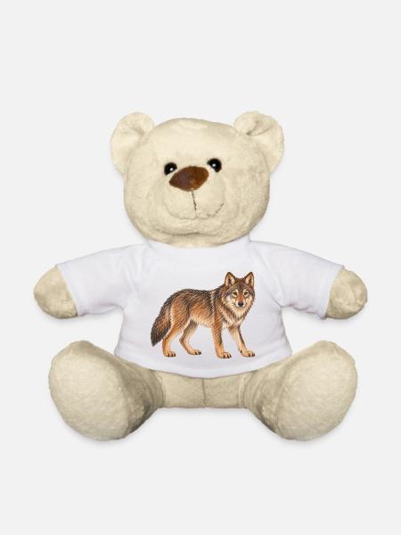 Wolf - Teddy - Weiß